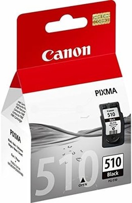 Canon Original Ink PG-510 (PG510) 2970B001, Black, PIXMA Printer Cartridge, Ink