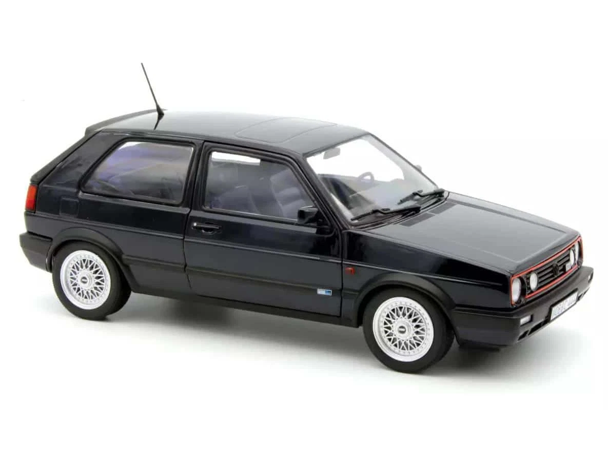 1:18 1991 Volkswagen Golf GTI Edition -- Moonlight Blue Metallic -- Norev VW