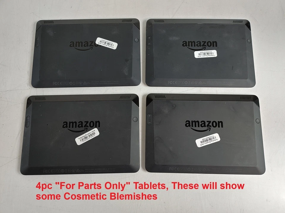 Lot Of 4 Amazon Fire HDX 7 " 16GB 3rd Gen C9R6QM " Per Parti Solo " - Immagine 3 di 4