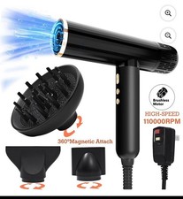 SKIMI Ionic High-Speed Hair Dryer 110000RPM Blow Dryer w/ Diffuser Brand New