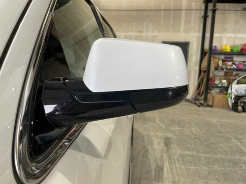 15-20 YUKON XL1500 Door Mirror Power opt DL3 opt UKC LH White Frost Tric