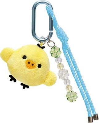 Rilakkuma Dangling Plush Keychain (Chairoikoguma no Kumakyun Days) Kiiroitori