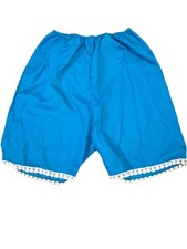 Vintage Women  s Blue bloomer shorts With Trim S/M
