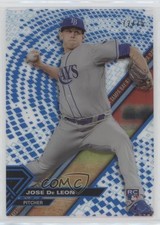 2017 Topps High Tek Pattern 1 Blue Rainbow 72/75 Jose De Leon #HT-JDL 08jk