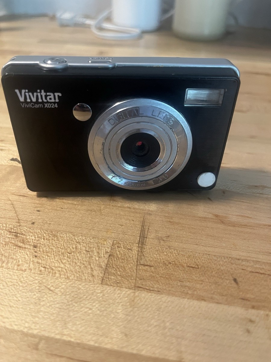 Camera Vivitar ViviCam X024 10.1MP Digital Silver, Battery