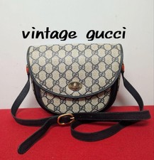 Gucci Shoulder Crossbody Bag Turn Lock GG Supreme Women PVC Leather From Japan