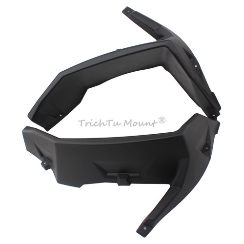 2881985 Black Front Fender Flares Mud Guards For Polaris RZR 900 1000 Turbo S - Afbeelding 6 van 10