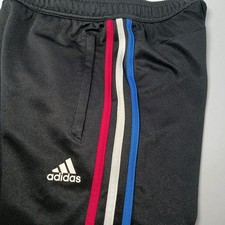 Adidas Tiro 17 Training Striped Track Pants Women Sz XS Black DT5041