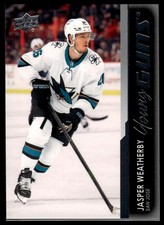 2021-22 Upper Deck Jasper Weatherby Young Guns #487 Rookie San Jose Sharks
