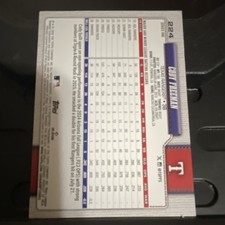 2025 Topps Cody Freeman Texas Rangers Rookie #224 Baseball Trading Card