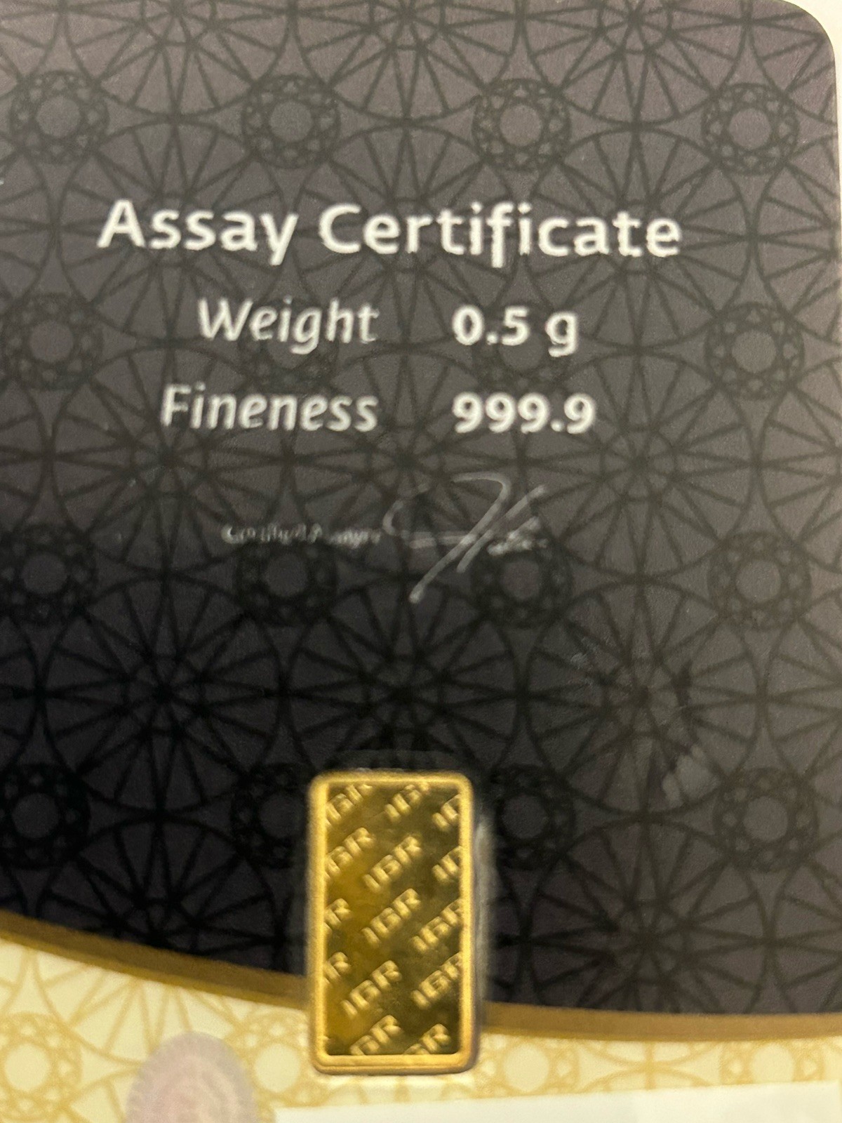 0.5g Gold Bar - IGR - 💯% Tracked & Insured - FREE SHIPPING in CANADA 🍁 🇨🇦