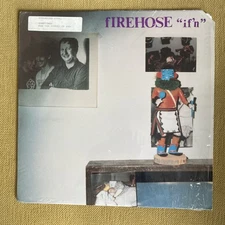 PROMO w/ EXTRAS! FIREHOSE – If'n LP - Black Vinyl Album - MINT - Mike Watt