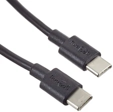 goobay 66318 USB-CTM Charging and Sync Cable 1 m Black for Devices with USB-CTM 