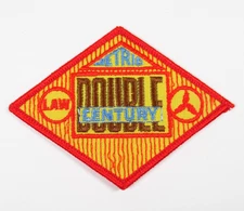 League of American Wheelmen Double Century Patch Vintage Embroidered Sew On