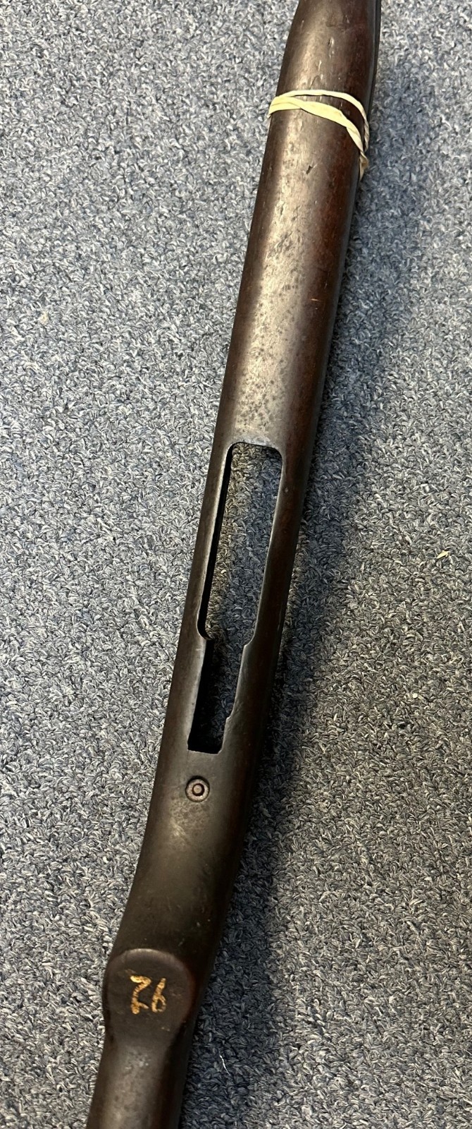 M1 CARBINE KOREAN ARMY MARKINGS WOOD STOCK WITH 4 RIVETS HAND GUARD.  #M1C-K1