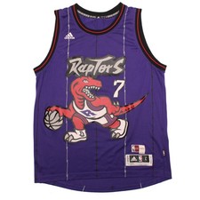 Toronto Raptors Jersey Mens size Large Lowry Swingman Dino Throwback Retro