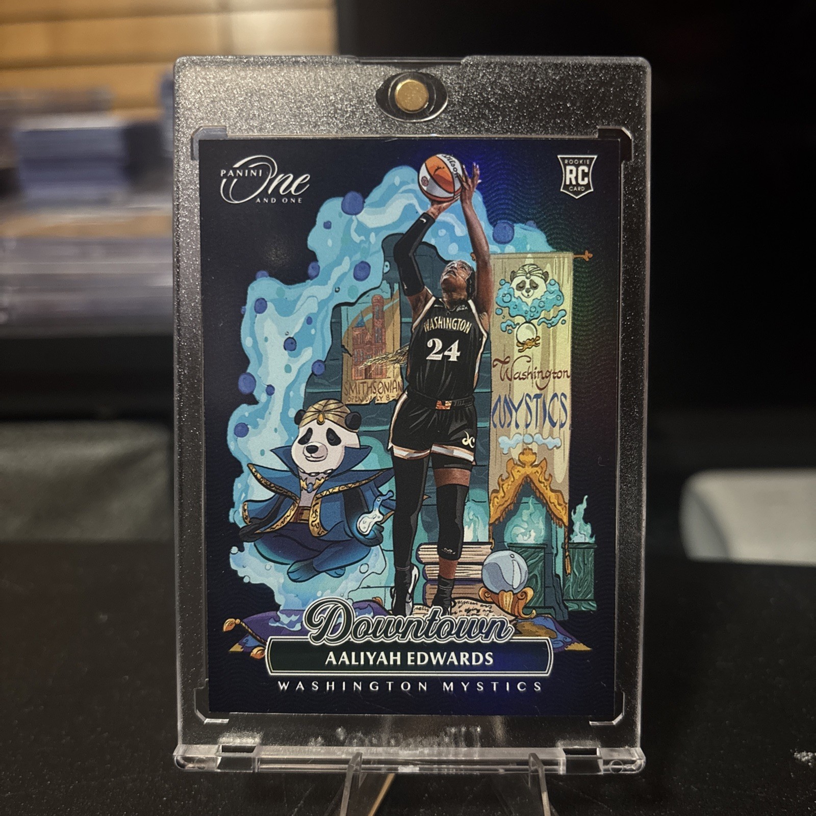 2024/25 Panini - Aaliyah Edwards WNBA Rookie Royalty Downtown SP RC Mystics #10