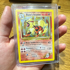 Pokémon Blaine's Arcanine Gym Challenge Holo Rare Unlimited 90 HP Stage 1 1/132 on eBay