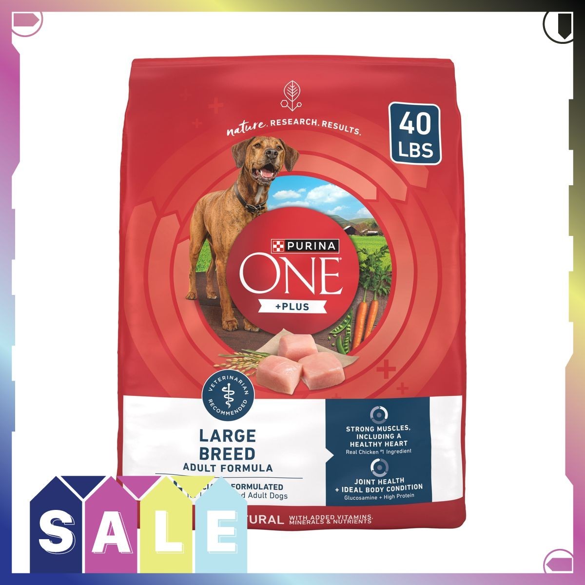 For Adult Dogs, Real Protein Rich