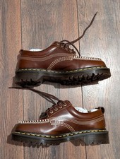 Dr Martens Lowell “Butterscotch” Leather Shoes – UK 5 – with Box