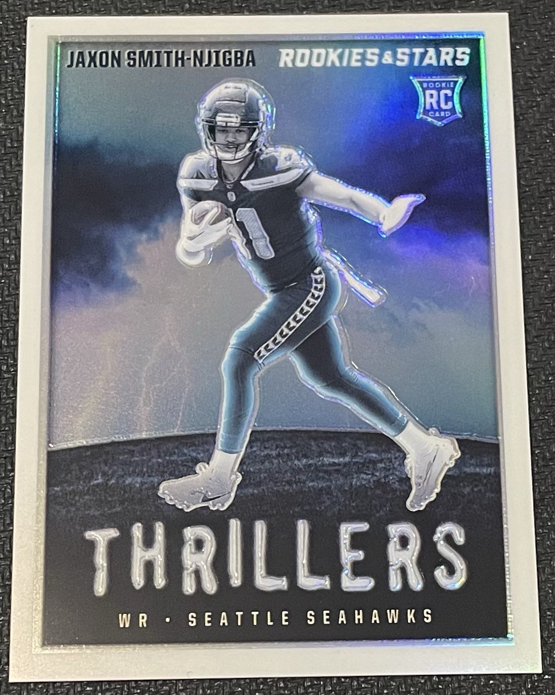 2023 Panini Rookies & Stars Jaxon Smith-Njigba Thrillers White Prizm /149 #TH-27