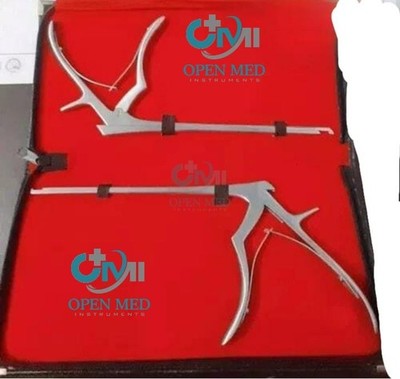Kerrison bone Rongeurs 1mm & 2mm set of 2 pcs cervical orthopedic instrument set
