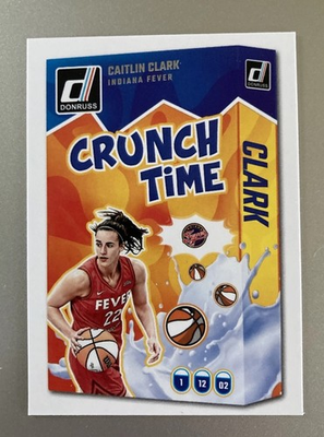 #ad #ad 2025 Panini Donruss WNBA Crunch Time Caitlin Clark #5 $3.00