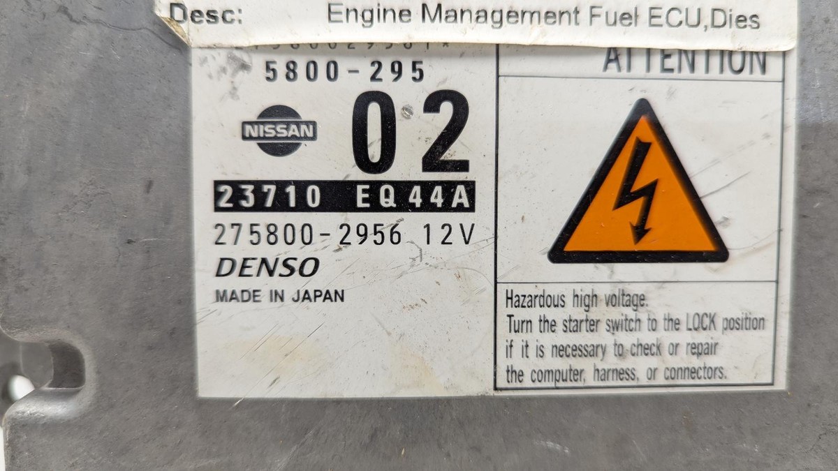 NISSAN X TRAIL 2001 - 2007 ENGINE ECU 2.2 DIESEL 12736 23710