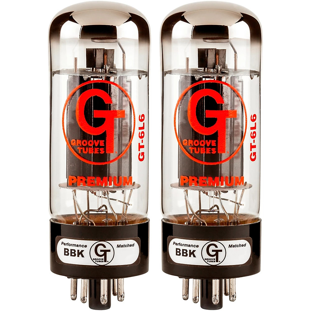 Groove Tubes Gold GT-6L6-S Matched Power Tubes Medium 4-7 GT Rating Duet 15290₽