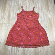 Wild Fable Womens Juniors Size XL Retro Floral Slip Mini Dress Y2K Chiffon