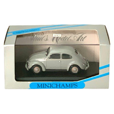 Mini Champs Minichamps Collection Volkswagen Beetle Split Window Grey 1:43 New