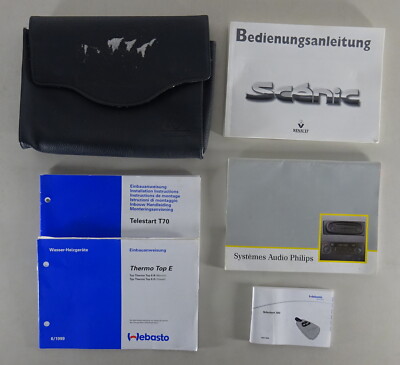 Board folder with operating instructions/manual Renault Megane Scenic status 1999