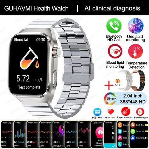HD Smartwatch Health Fitness Monitor Tracker Bluetooth Call ECG PPG Men Women AU - Picture 11 of 30