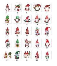 Personalized Address Labels Christmas Gnomes fa 6 