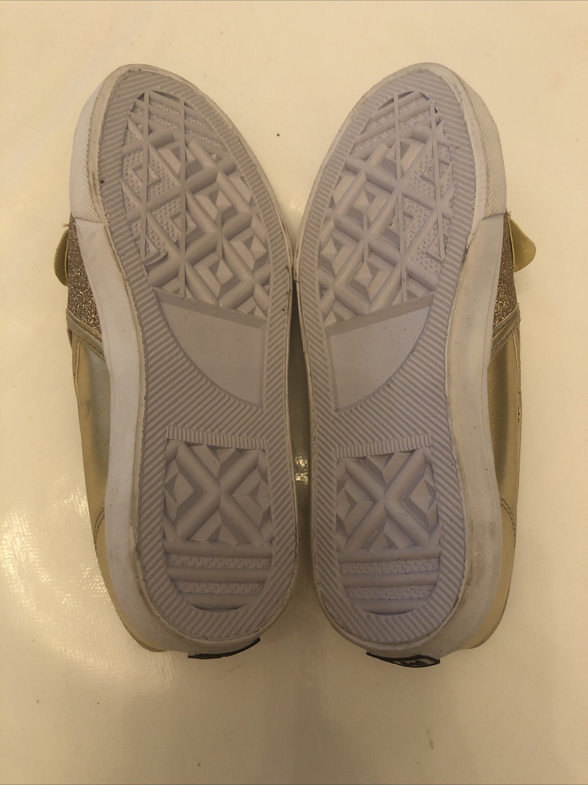 Little Marc Jacobs Girls Gold Glitter Mouse Shoe Size 33 (uk1) image 6