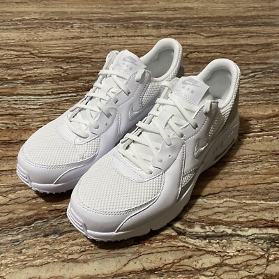 Nike Women Air Max Excee White Metallic Platinum Sneakers Size