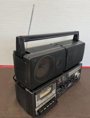 Toshiba RT-8700S Separate Stereo Radio Cassette Black Boombox