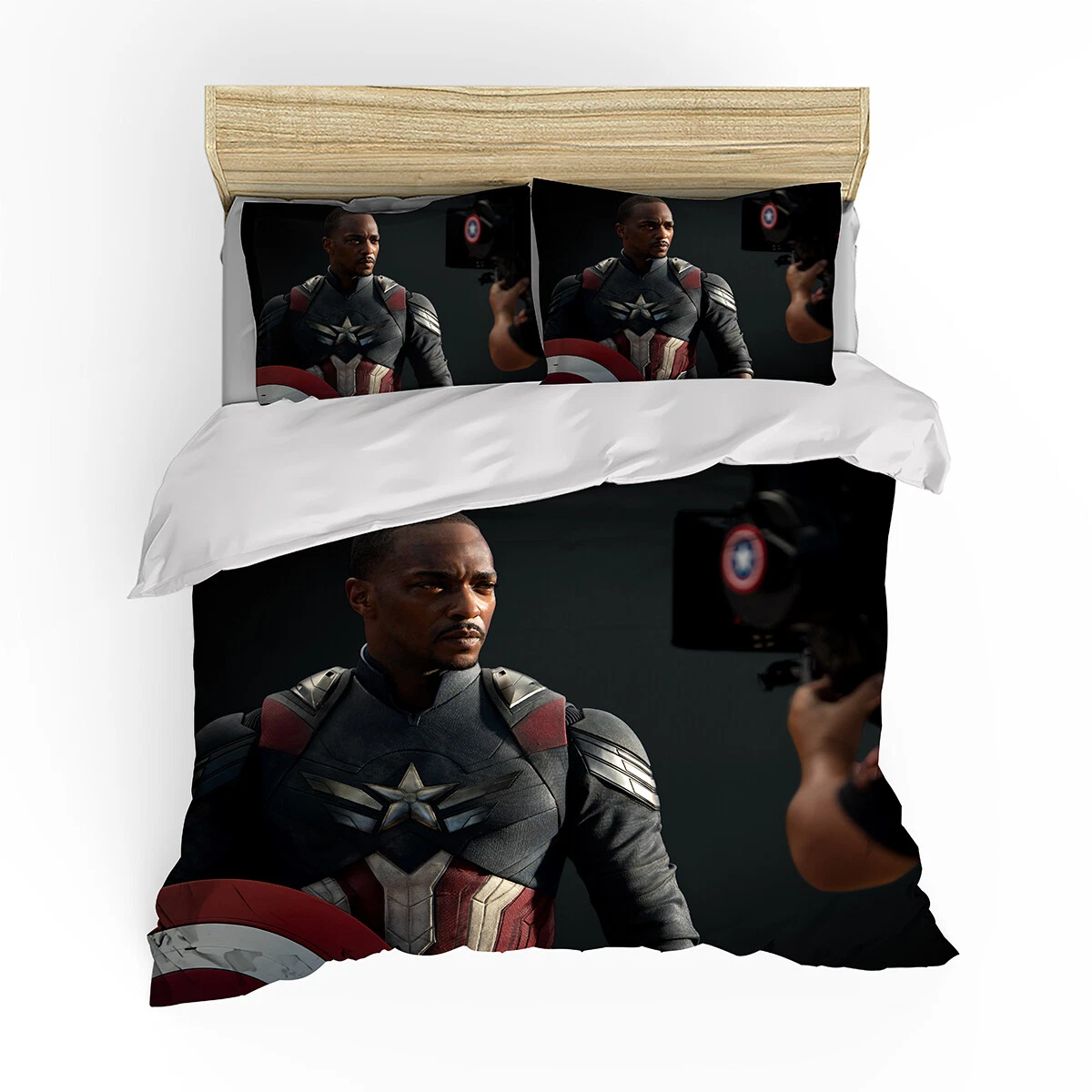 Captain America Bedding Set, Gift for Friends