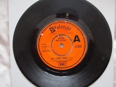 Rare 'Promo/ Demo'~ ''Hey Lawdy Mama - Steppenwolf'' ~ ( Stateside SS 8049 )~1970
