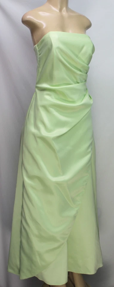 Maxi vestido para mujer Urban Girl Nites sin tirantes verde talla 9/10 Foto 4 de 4