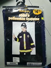 Child's Policeman Costume 3 pieces NIP