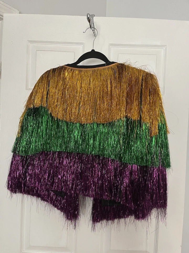 Mardi Gras Fringe Jacket - Image 2 of 4