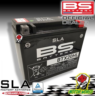 BATTERIA BS BATTERY SLA MAX BTX20HL YAMAHA 973 RS Viking Professional 2009 2010