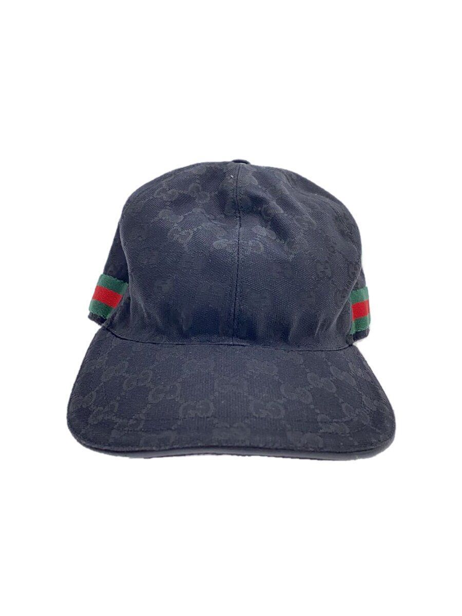 GUCCI キャップ　黒 Amazon | [グッチ] GUCCI キャップ キャンバスベースボール 帽子