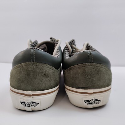 VANS SK8-Low Green Suede Leather Lace Water Resistant Scotchgard Shoes Men\'s 9.5 VANS Men 9.5 M Low SK8 Green Suede Leather Lace Water  main image 2