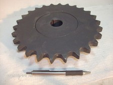 100's Roller Chain Sprockets 8 3/4 od 80 w/26 tooth 1 3/16" bore Part 80B26TL