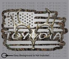American Flag Toyota Trd Truck Whitetail Buck Skull Camo Hunting Deer Decal American Flag Toyota Trd Truck Whitetail Buck Skull Camo Hunting Deer Decal