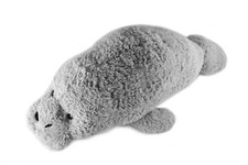 Large Manatee Sea Cow Dugong Large Soft Plush Stuffed Animal Toy 35" x 18" x 12"