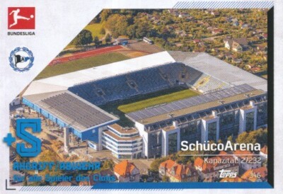346 DSC ARMINIA BIELEFELD - SCH��COARENA - KARTE TOPPS BUNDESLIGA 2022