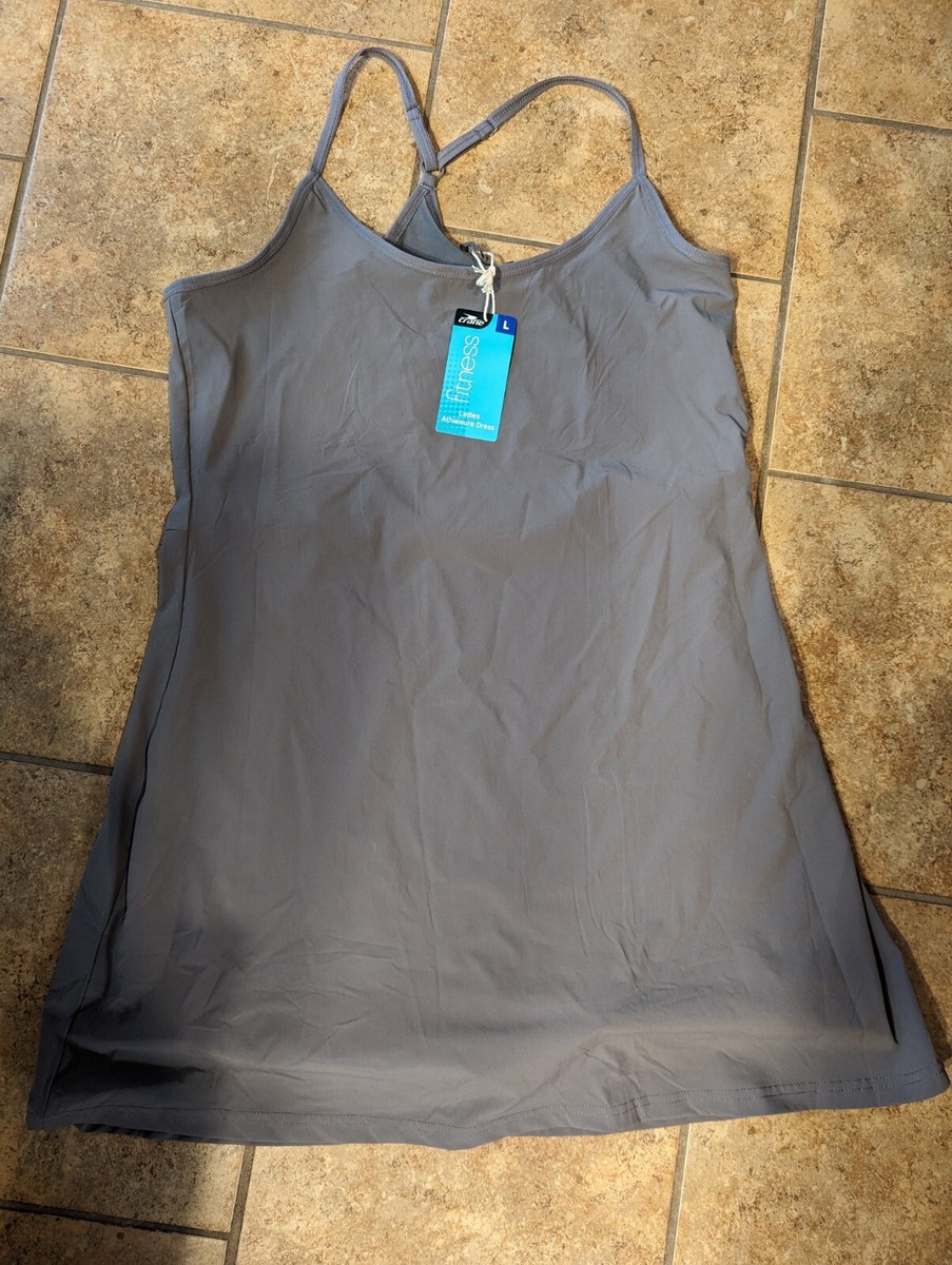 crane ladies athleisure dress Aldi athleisure dress with built-in shorts for larger chests